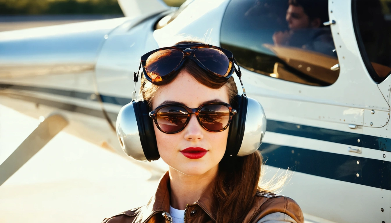 aviator Pin Up